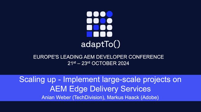 Implement large-scale projects on AEM Edge Delivery Services