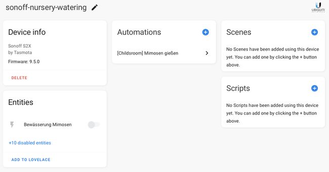 Sonoff Tasmota integration
